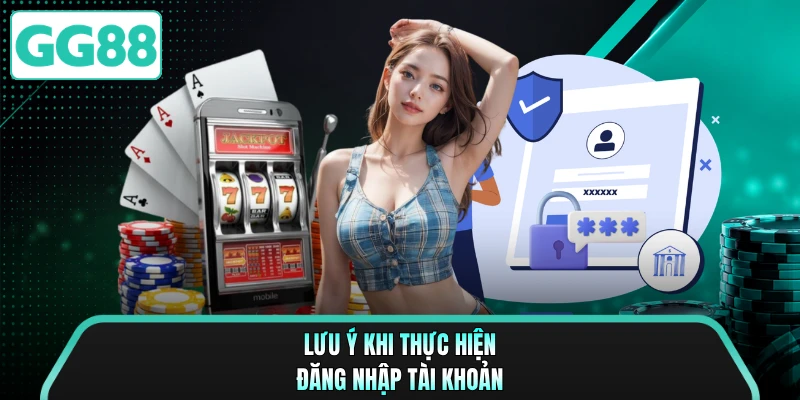 Lưu ý khi thực hiện đăng nhập tài khoản